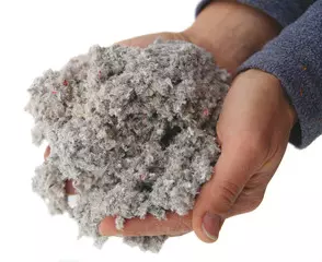 Cellulose écologique utilisée par Isolation VIP pour l'isolation à Lévis et Sainte-Marie